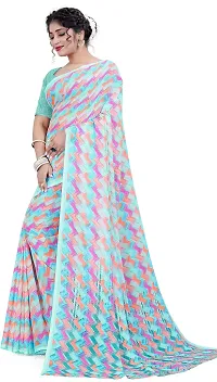 Classic Georgette Saree with Blouse piece-thumb4