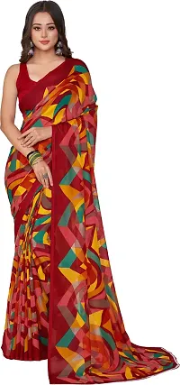 Classic Georgette Saree with Blouse piece-thumb3