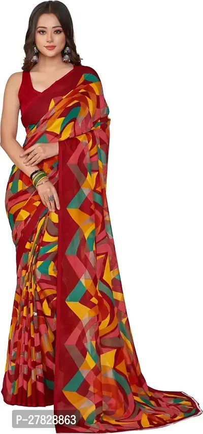 Classic Georgette Saree with Blouse piece-thumb4