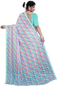 Classic Georgette Saree with Blouse piece-thumb1