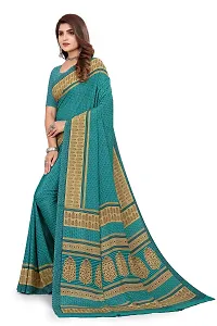 Classic Crepe Saree with Blouse piece-thumb3