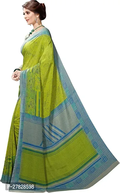 Classic Crepe Saree with Blouse piece-thumb3