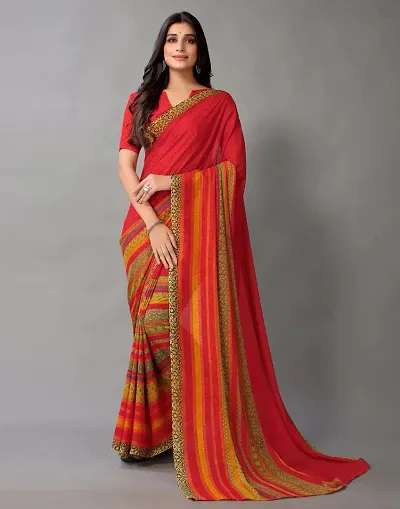 Classic Georgette Saree with Blouse piece