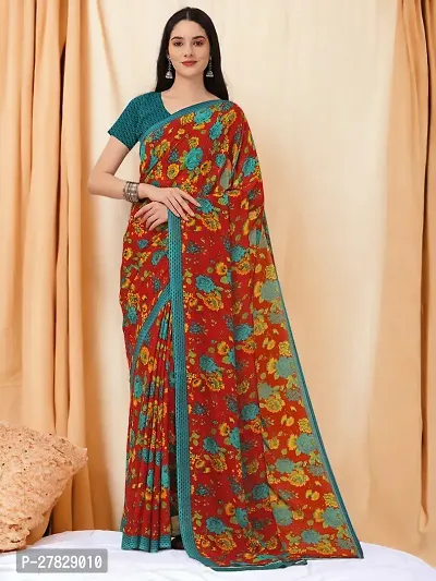 Classic Georgette Saree with Blouse piece