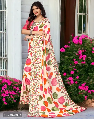 Classic Georgette Saree with Blouse piece-thumb4