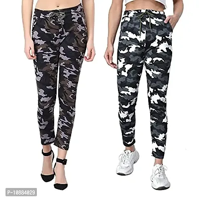 Women's Camo Cargo Trousers Casual Pants Military Army Combat Camouflage  Print - Walmart.com