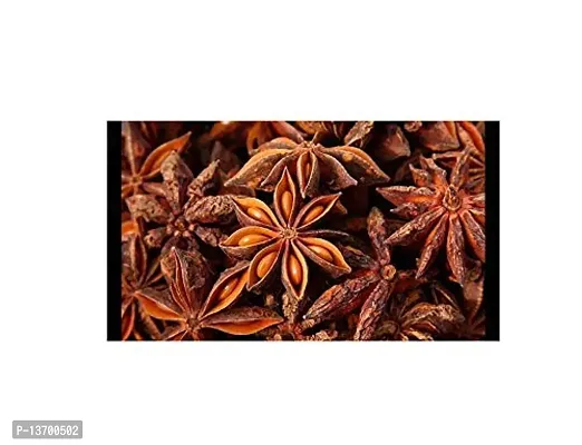 Organic Star Anise - Badhiyan - Star Shaped Spice - Premium Whole 2X50 Gm Pack Of 2