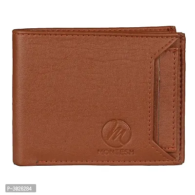 Elegant Tan  Artificial Leather  Men's Wallet-thumb0