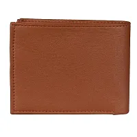 Elegant Tan  Artificial Leather  Men's Wallet-thumb1