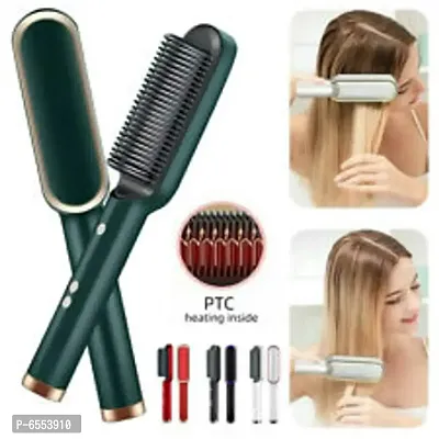 Hair Straightener Comb for Women and Men, Hair Styler, Straightener machine Brush D-0011 Hair Straightener Brush-thumb0