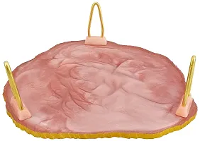 Extreme Karigari Luxury Resin Cake Stand | Cake Serving Stand | Portable Cake Stand | Cake Stand | Birthday Cake Decorative | | Party Use Cake Stand | 11.5 x 9.5 x 3.5 inches| (Pink)-thumb3