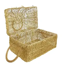 Extreme Karigari Metal Gift Hamper Basket With Handle / Home D?cor / Fruit Hamper Box / Fancy Basket for Decoration-thumb4