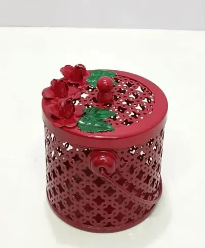 Extreme karigari Mini jar | Dry Fruit Box | Fancy Gift Box jar | New Arrival jar | Table Top Decorative | Kitchenware | New Design jar with lid | 4.5 x 4.5 inches