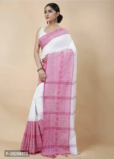 Beautiful  Cotton Saree With Blouse Piece For Women