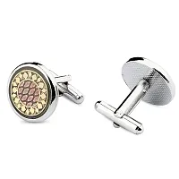 Panjatan Ropes Design Multicolour Cufflinks for Men.-thumb2