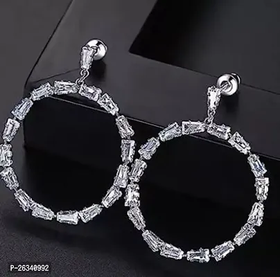 Beautiful Golden Alloy Drop Earrings Earrings For Women-thumb0