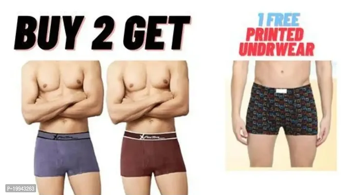 Men's Cotton Underwear (Pack of 3)