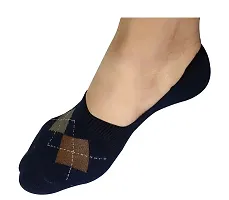 Unisex Cotton Printed Loafer Socks with Silicon Anti Skid Support Combo of 4-thumb1
