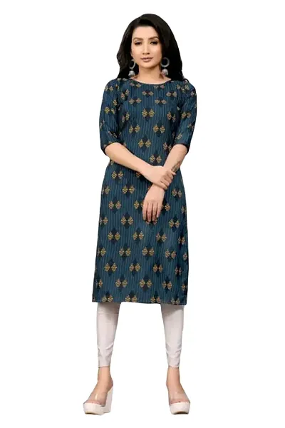 Stylish Crepe Stitched Anarkali Kurta For Women