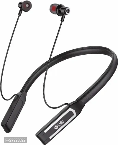 Rishi traders BT Max Bluetooth Neckband Wireless Dual Battery Made in India. with Powerful Bass-thumb0