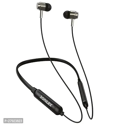 Rishi traders BT Max Bluetooth Neckband Wireless Dual Battery Made in India. with Powerful Bass-thumb0