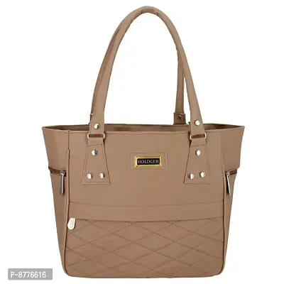 Classic Polyester Solid Handbags for Women-thumb0