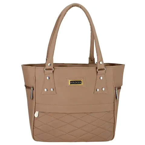 Classic Polyester Solid Handbags for Women
