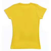 Venus Fashion Cotton Unisex Kids Round Neck Half Sleeves Regular Fit T Shirt for Boys  Girls | Soft  Comforable T Shirt with Elegant Design (Lemon Yellow_Light Orange_Light Pink, 8-9 Years)-thumb3