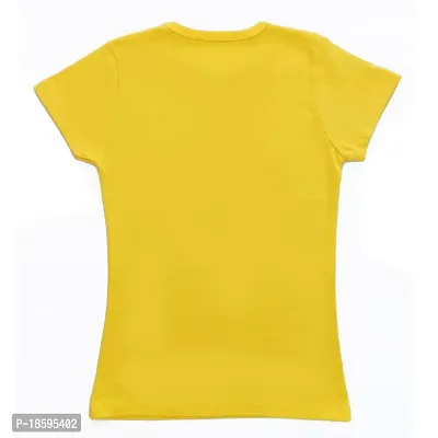 Venus Fashion Cotton Unisex Kids Round Neck Half Sleeves Regular Fit T Shirt for Boys  Girls | Soft  Comforable T Shirt with Elegant Design (Lemon Yellow_Light Orange_Light Pink, 8-9 Years)-thumb4