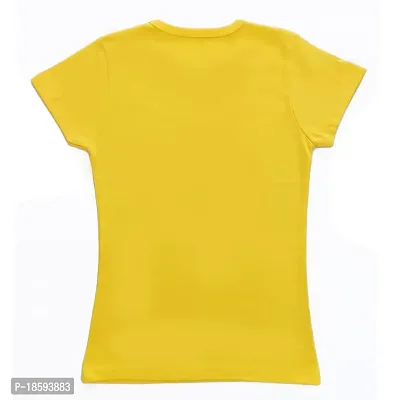 Venus Fashion Cotton Unisex Kids Round Neck Half Sleeves Regular Fit T Shirt for Boys  Girls | Soft  Comforable T Shirt with Elegant Design (Lemon Yellow_Light Orange_Light Pink, 5-6 Years)-thumb4