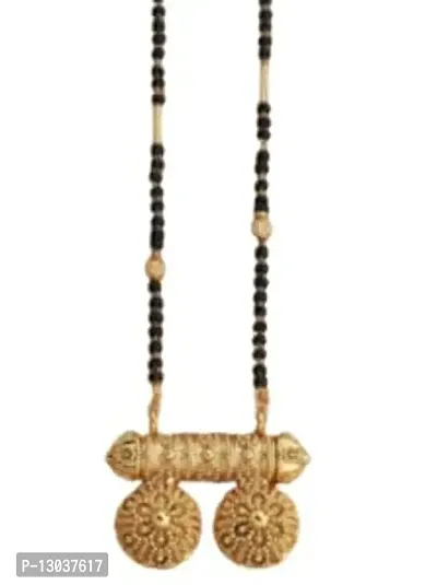 SAJH Gold Plated Short Mangalsutra For women stylish