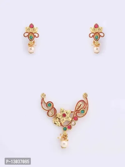 SAJH Multicolored Mangalsutra for women (SAJHINMS099)-thumb3