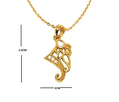 SAJH One Gram Gold Plated Chain Pendants Set For Women (SAJHINOP0087)-thumb2