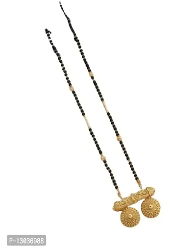 SAJH Gold Plated Short Mangalsutra