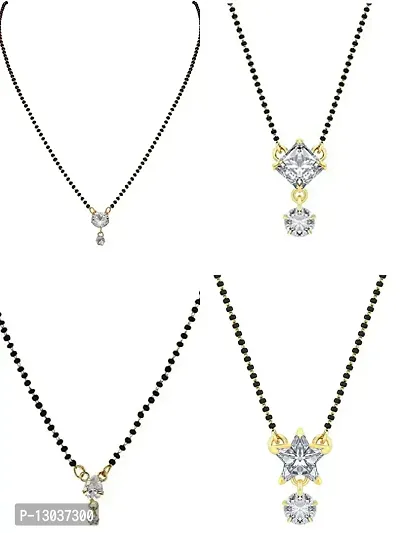 SAJH Four AD Mangalsutra Short-thumb0