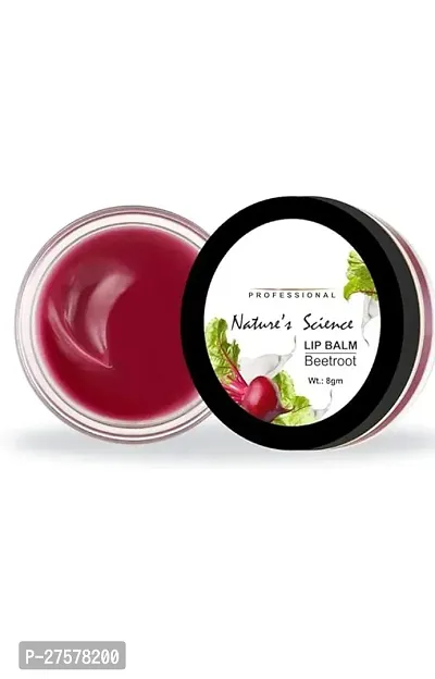 Deputy Nature Science Beetroot Lip Balm, 100 Per Cent Organic Lip Balm With Coconut Oil, Shea Butter 8G-thumb0