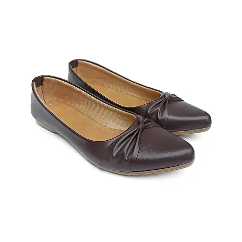 Flat Bellies for Women's (Brown, Numeric_4)