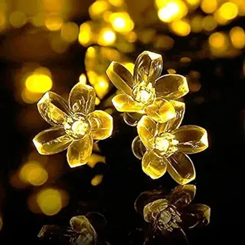 Techno E-Tail Blossom Flower Fairy String Lights 20 Led Plug in Christmas Lights (Warm White,Corded electric,Plastic)