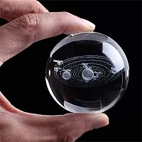 3D Crystal Deer Ball Light with Wooden Base-thumb2