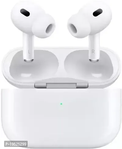 Airpods pro  Wireless Bluetooth Earbuds Environmental Bluetooth Headset  (White, In the Ear)-thumb0