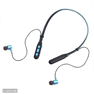 B11 Truly Wireless Bluetooth Over the Ear Neckband Earphone with Mic (Black)-thumb2
