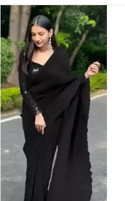 Best Selling Lycra Saree without Blouse piece 