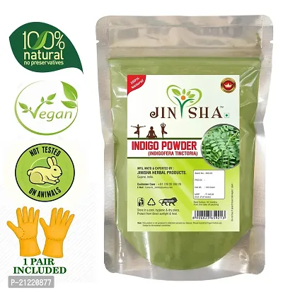 Jinisha Herbal ProductS Natural Indigofera Tinctoria Leaves Powder for Hair Care and Herbal Colorant (100g) - Pack of 1