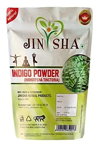 Jinisha Herbal Products Natural Indigo Leaves Powder (Indigofera Tinctoria) for Hair Care and Colorant- (227 Gm)-thumb3