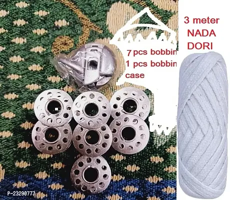 7 pcs bobbin,1 pcs bobbin case,3 meter nada