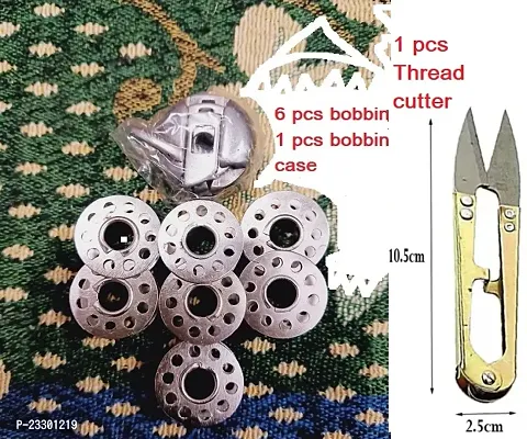 7 pcs bobbin,1 pcs bobbin case,3 meter nada