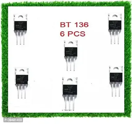 Pcs 6   BT136 POWER TRIAC 600VOLT