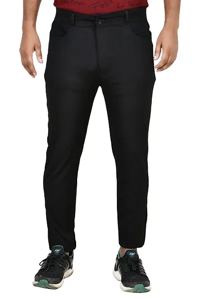 Classic Blend Solid Track Pant for Men