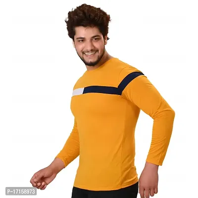 ldhsati Men's Cotton Full Sleeves Regular Fit Styles T-Shirt - Pack of 1 (Mens Man)-thumb3