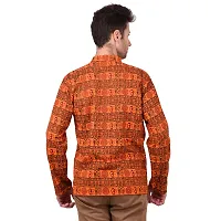 ldhsati Full Sleeve Short Om Printed Kurtas Pure Cotton Kurta for Men's and Boy's-thumb3